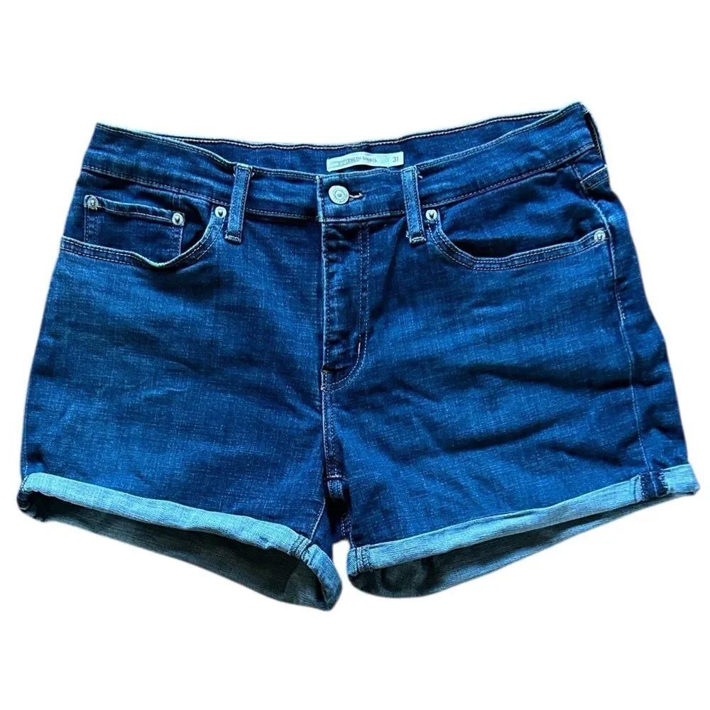 Levi's Mid Length Jean Shorts
